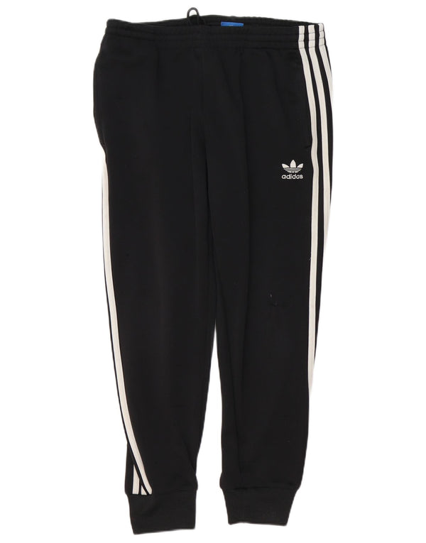 ADIDAS Pantalon de survêtement pour femme Joggers UK 12 Medium Noir Polyester