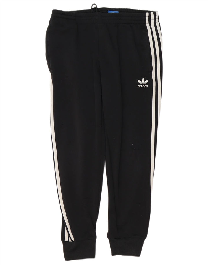 ADIDAS Pantalon de survêtement pour femme Joggers UK 12 Medium Noir Polyester