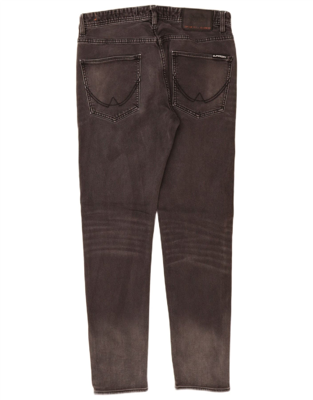 Superdry Jean Slim Wilson W32 L30 Homme Gris Coton