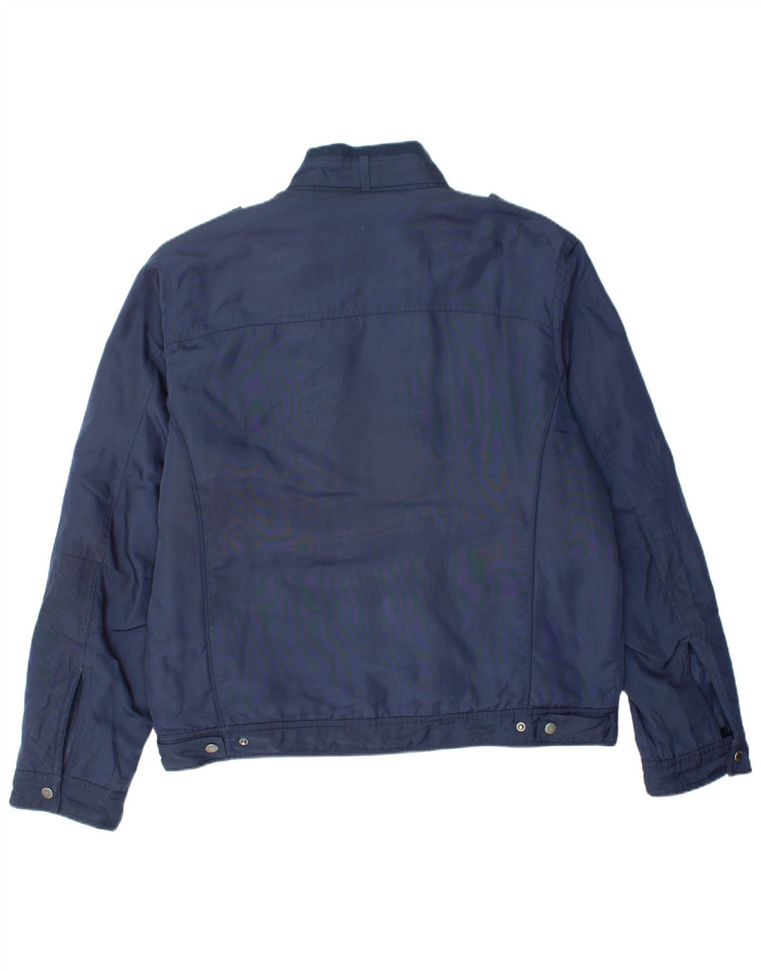 GUESS Mens Military Jacket UK 42 XL Navy Blue