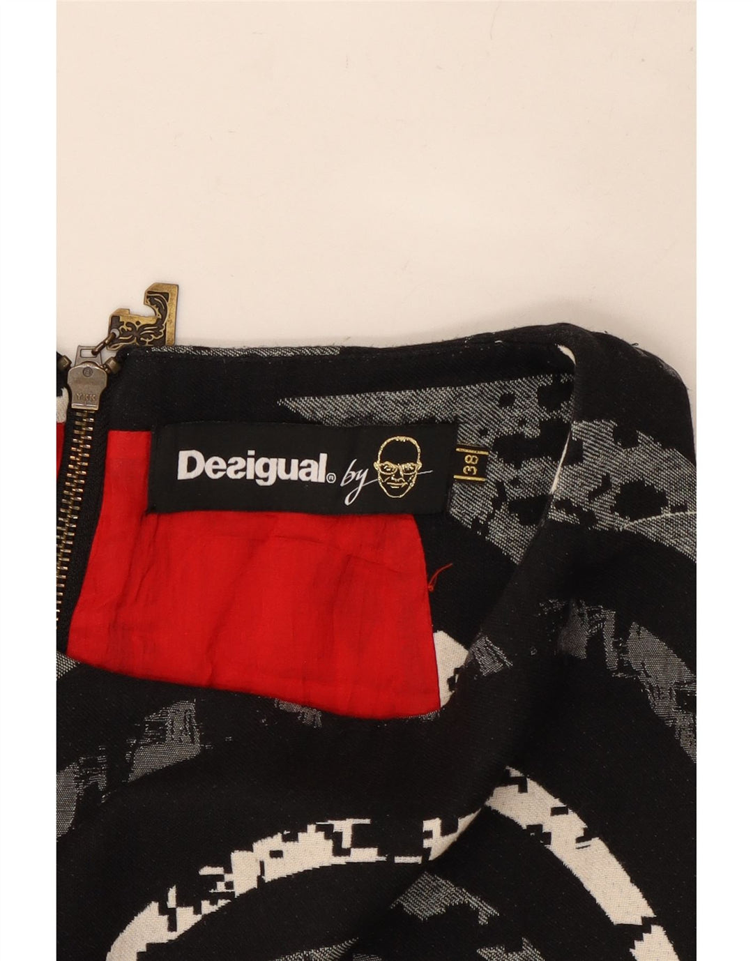 Desigual Robe droite sans manches pour femme EU 38 Medium Multicolore