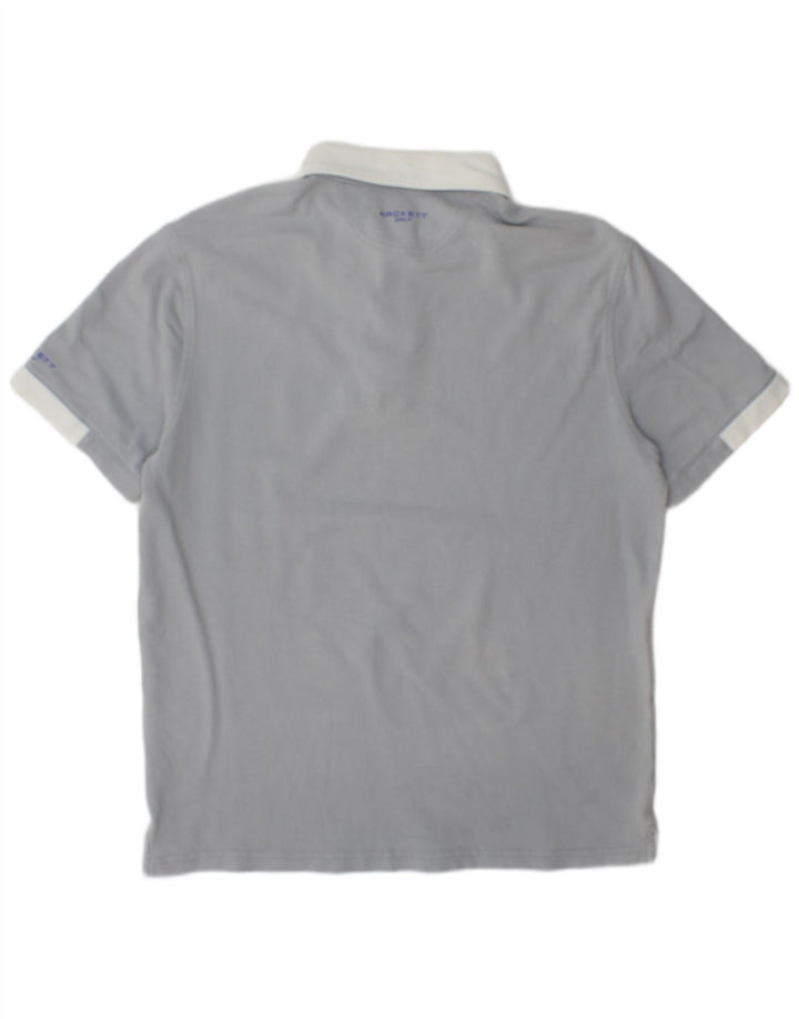 Hackett Polo de Golf Homme Grand Gris Coton