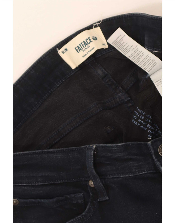Fat Face Jean Slim Homme W34 L29 Bleu Marine Coton