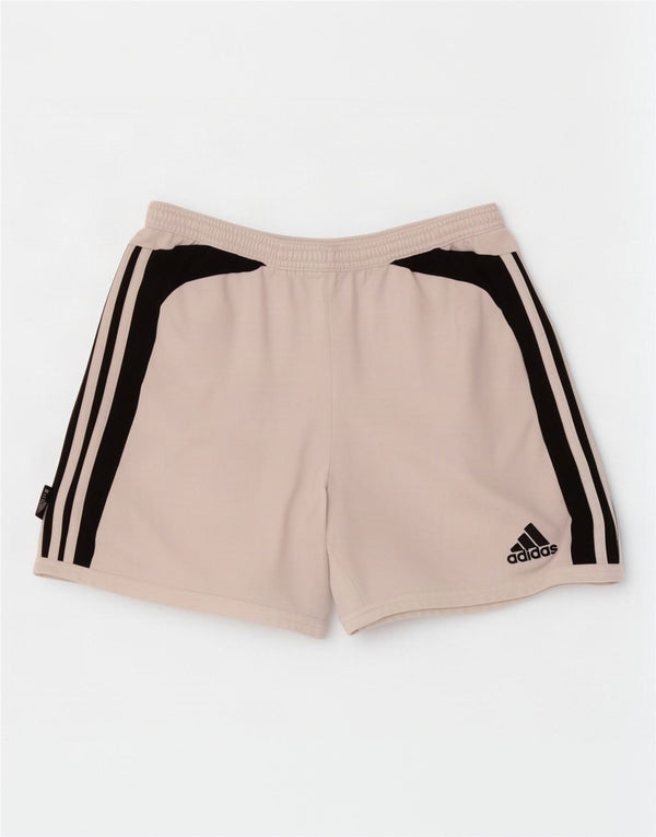 Adidas Short de sport Climalite pour homme, grand, blanc, color block, polyester