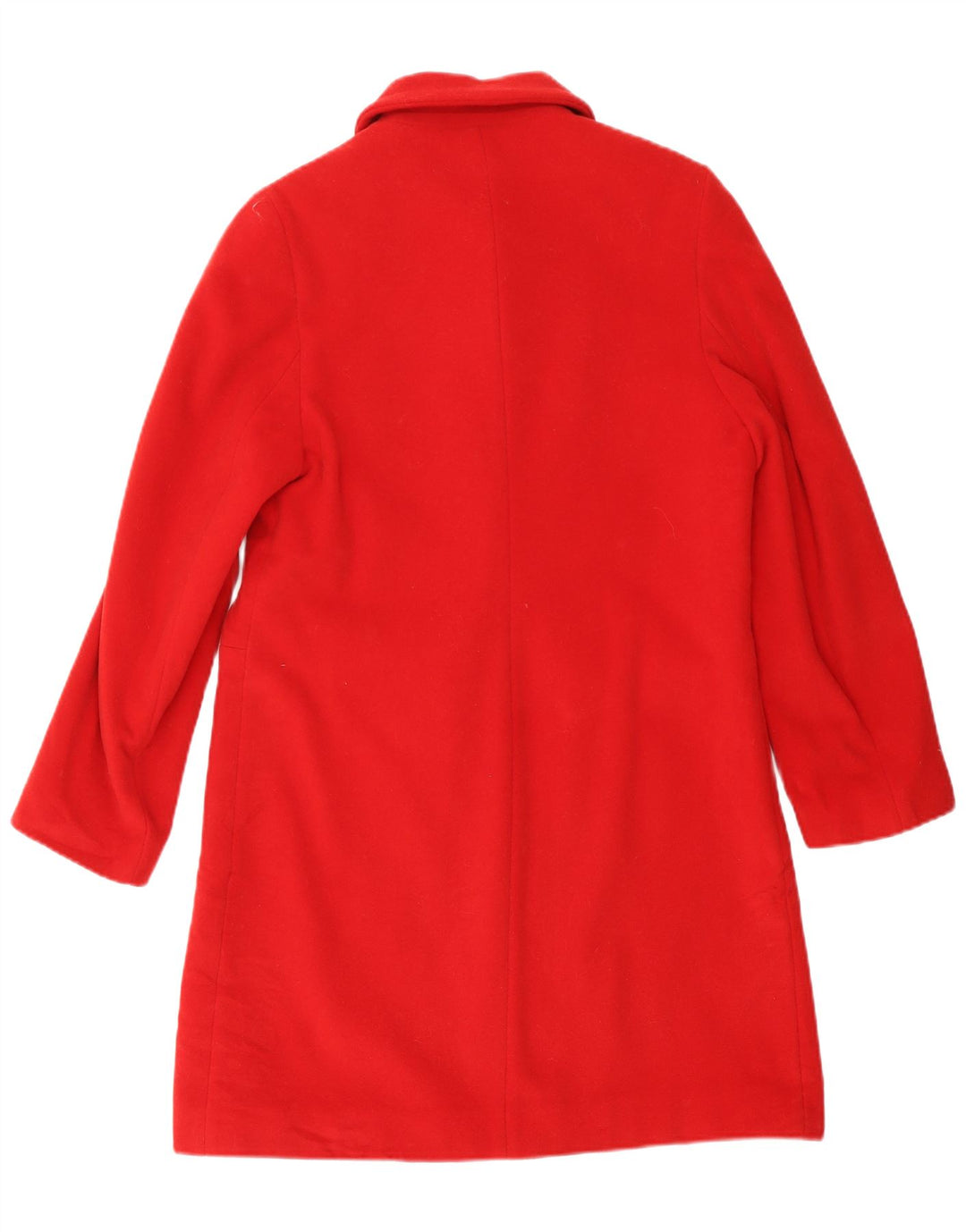 LE PUCK Manteau Femme UK 10 Petit Rouge