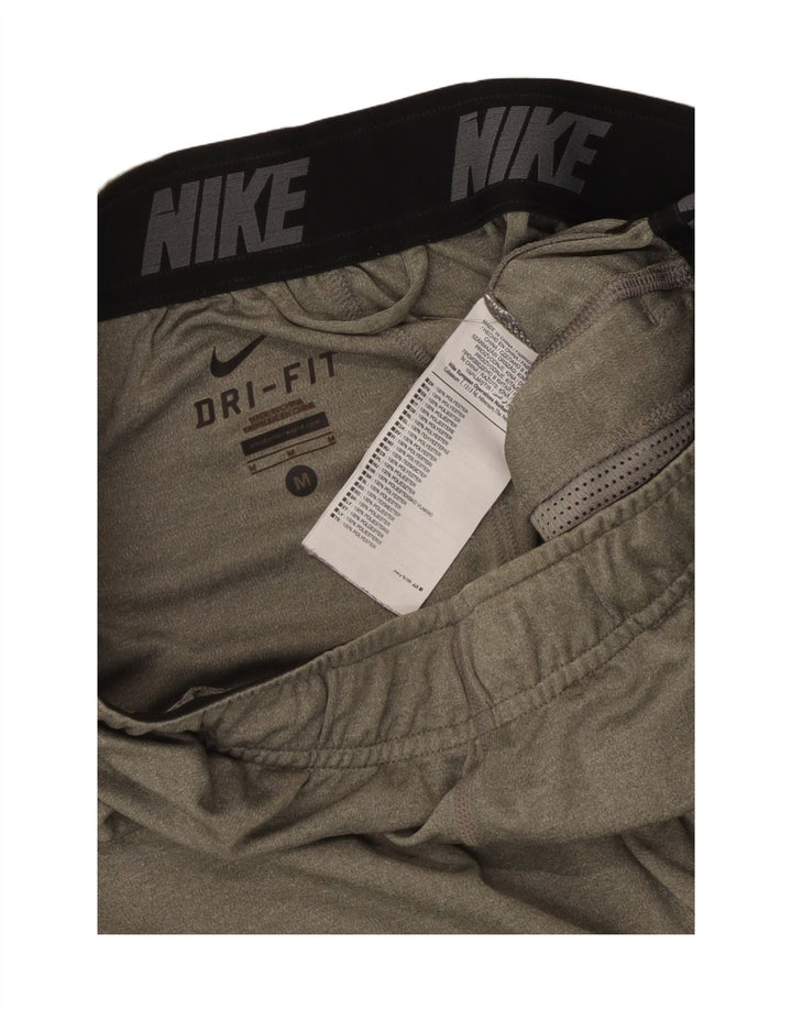 Nike Short de sport Dri Fit pour homme en polyester kaki moyen