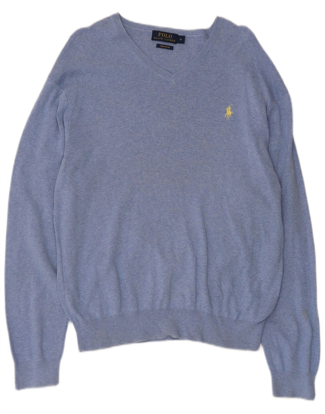 Polo Ralph Lauren Pull Col V Homme Bleu Moyen