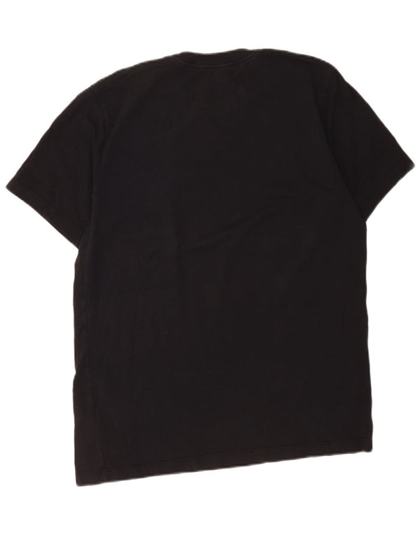 Nike T-shirt graphique pour homme en coton noir moyen