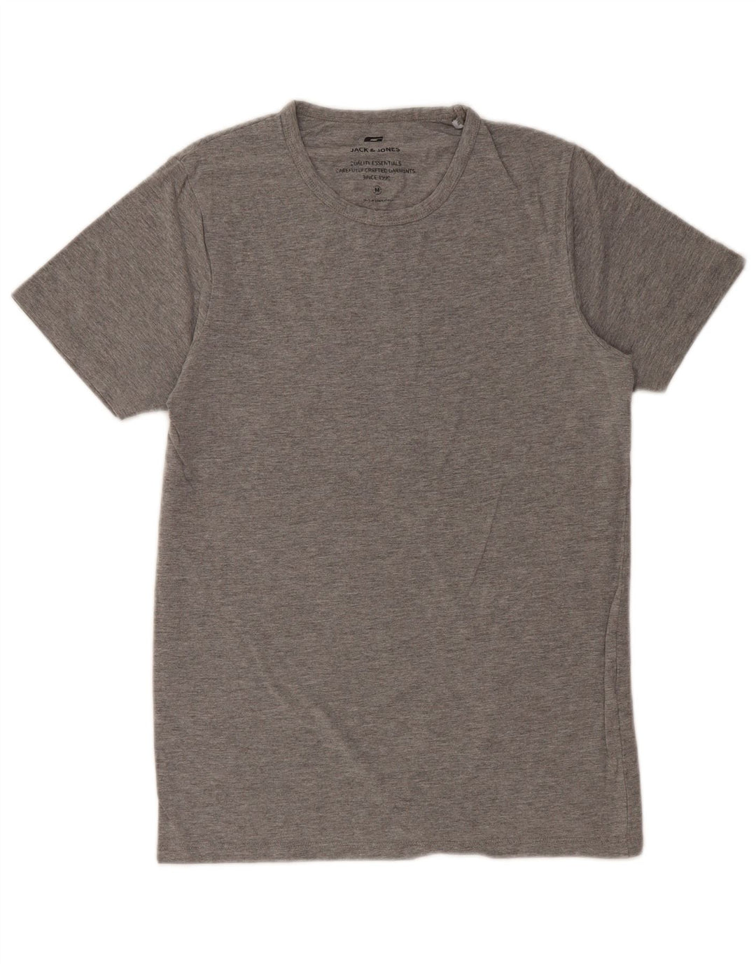 JACK & JONES T-Shirt Homme Gris Moyen Moucheté Coton