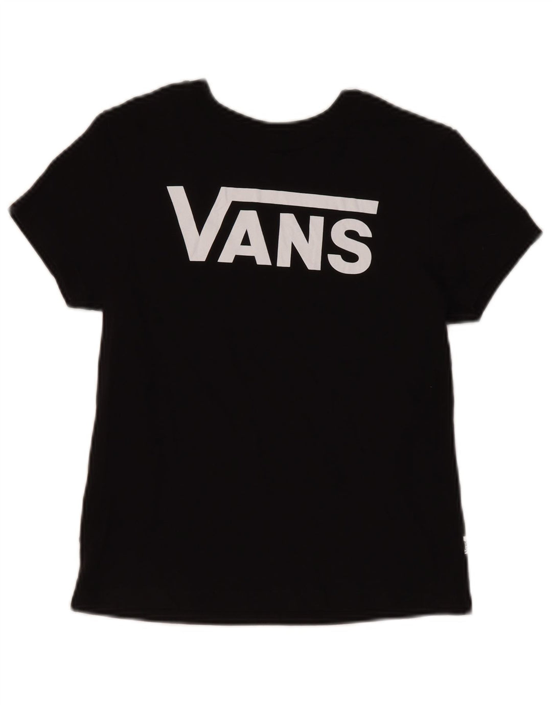 Vans T-shirt graphique pour femme UK 2 2XS Noir