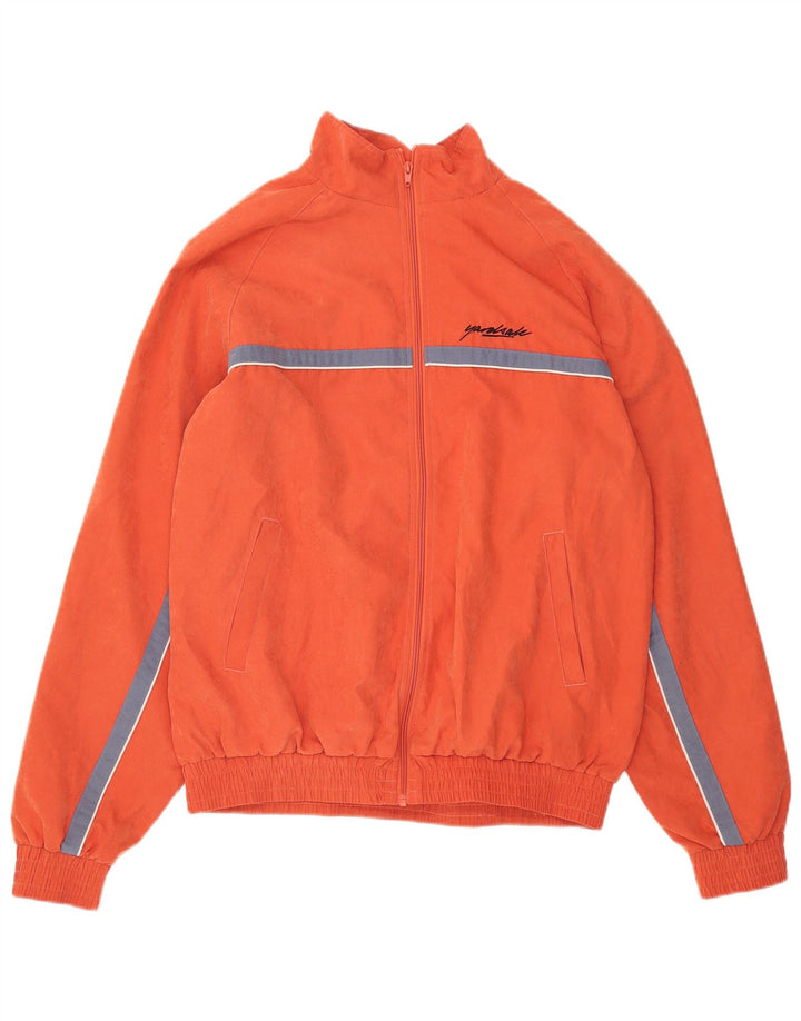 Yardsale Veste de Survêtement Graphique pour Homme XL Orange Colorblock Polyester