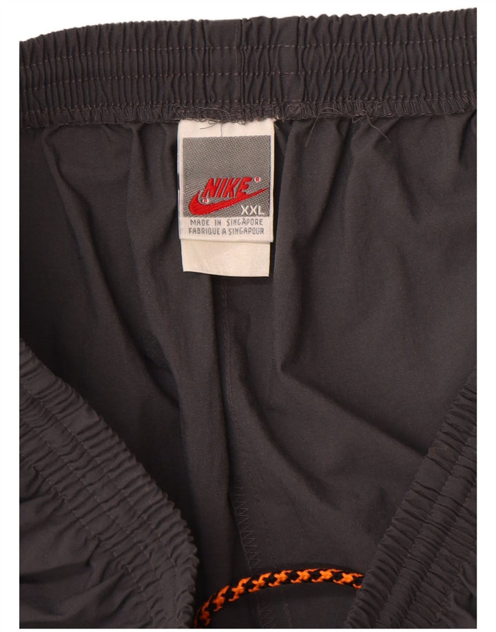 Nike Pantalon de survêtement pour homme en nylon gris 2XL