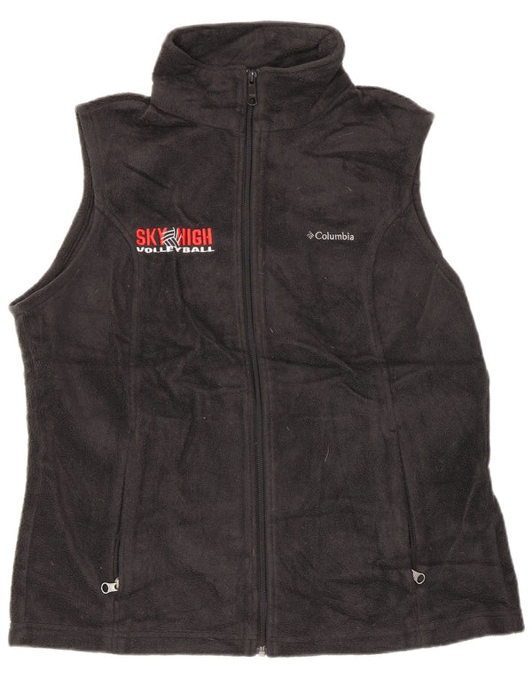 Columbia Gilet polaire graphique pour homme UK 40 Large Noir Polyester