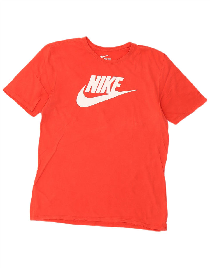Nike T-shirt graphique coupe athlétique pour hommes, grand coton rouge