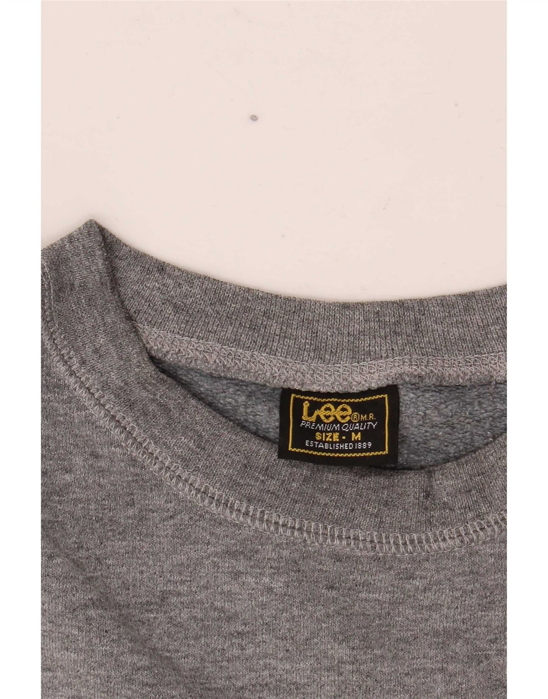 Lee Sweat-Shirt Brooklyn Graphic Homme Gris Moyen