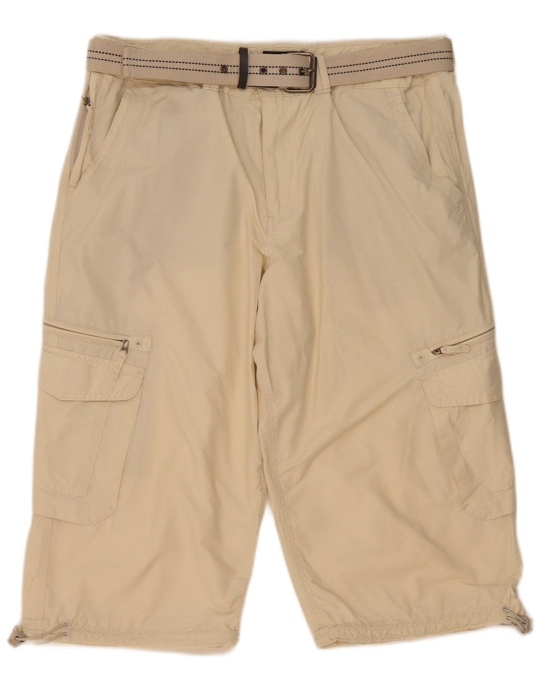 MARKS & SPENCER Bermuda Cargo Homme W38 XL Coton Beige