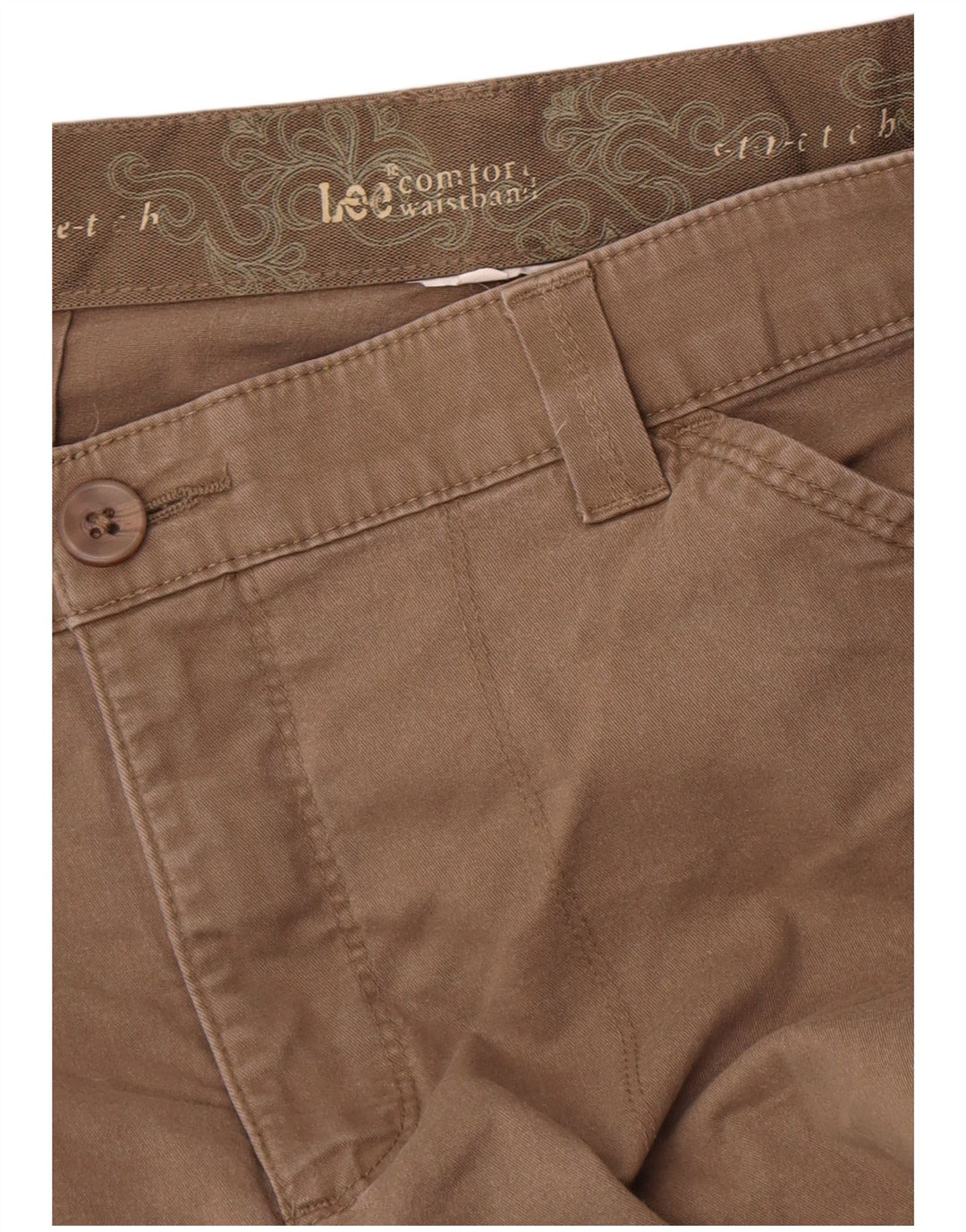 Lee Pantalon Cargo Droit Femme W31 L28 Marron