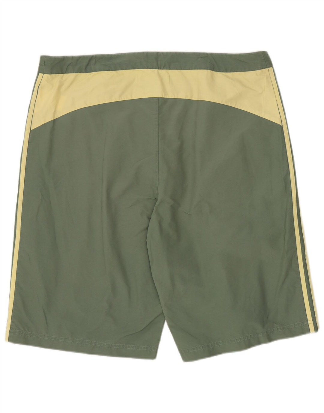 Adidas Short Homme XL W40 Vert Colorblock Coton