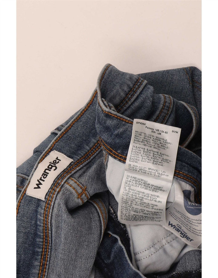 Wrangler Jean Droit Texas Homme W36 L34 Bleu Coton