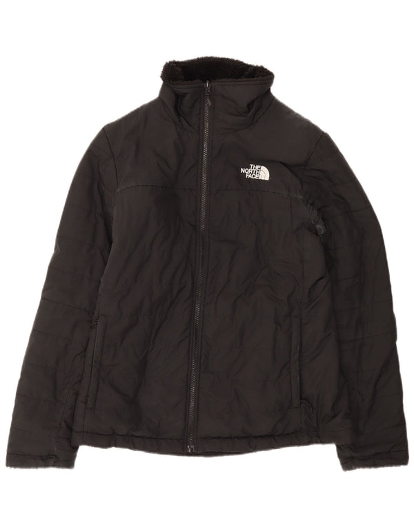The North Face Veste matelassée réversible pour femme UK 14 Medium Noir Polyester