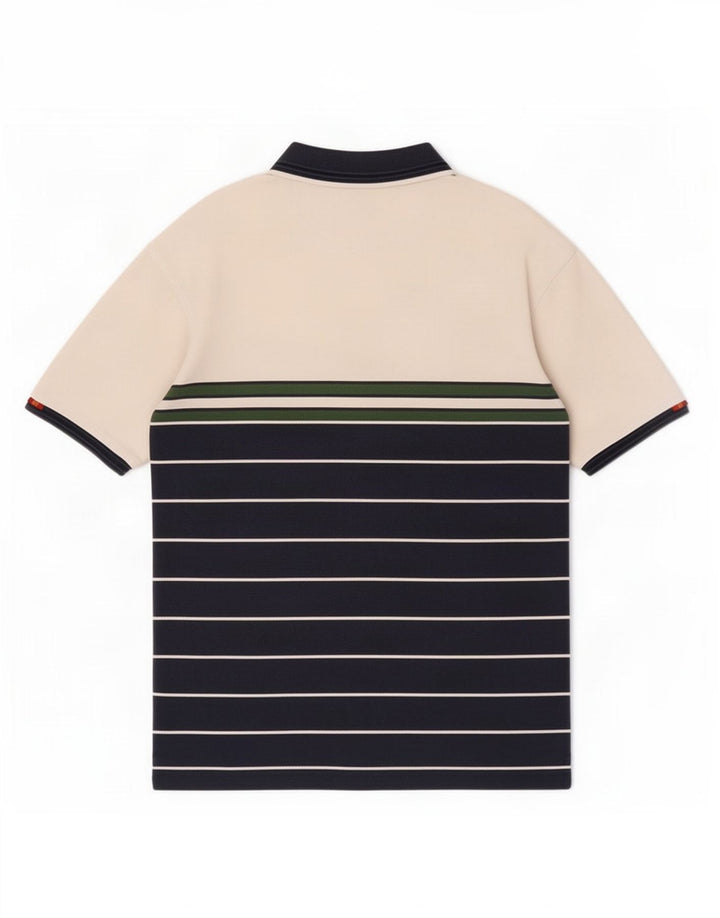 Ellesse Polo Homme Bleu Marine Moyen Rayé Coton