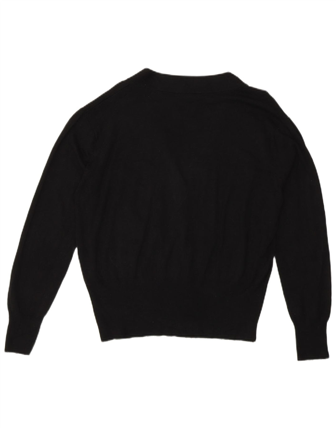 Zara Cardigan Femme Pull UK 14 Medium Noir Viscose