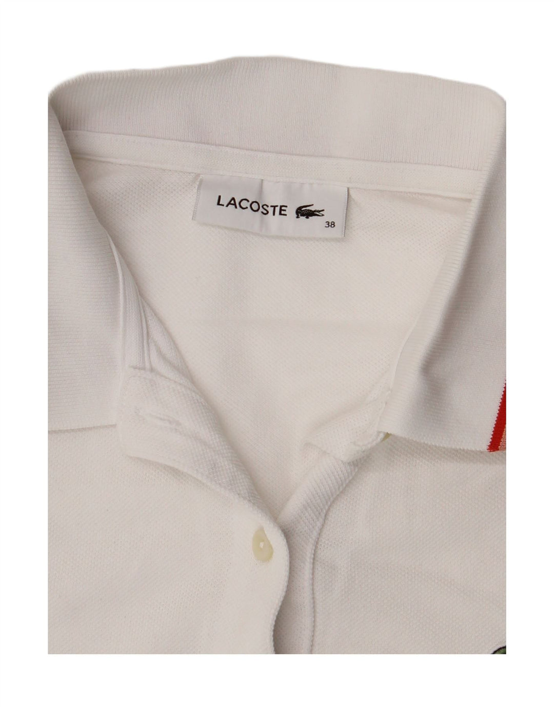 Lacoste Polo Femme Taille 38 Moyen Blanc