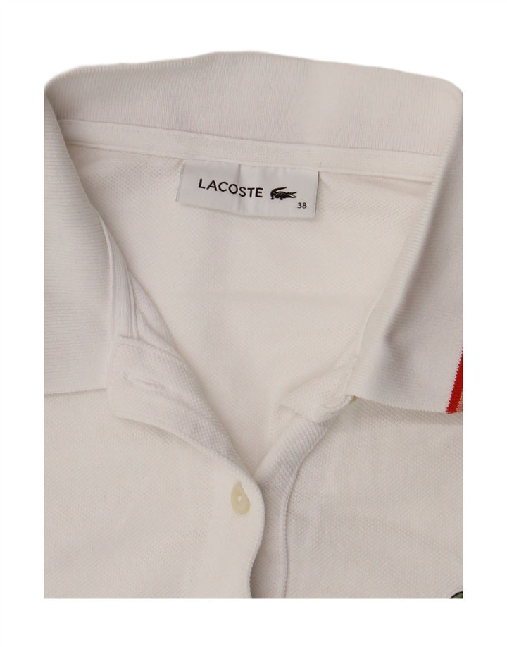 Lacoste Polo Femme Taille 38 Moyen Blanc
