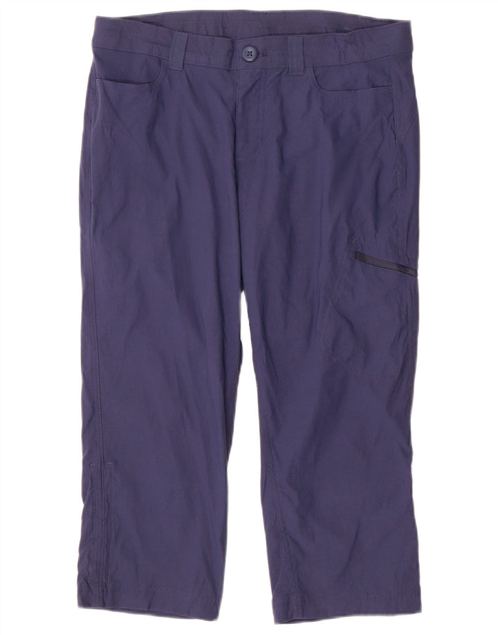 EDDIE BAUER Pantalon Capri droit pour femme US 8 Medium W32 L20 Bleu marine
