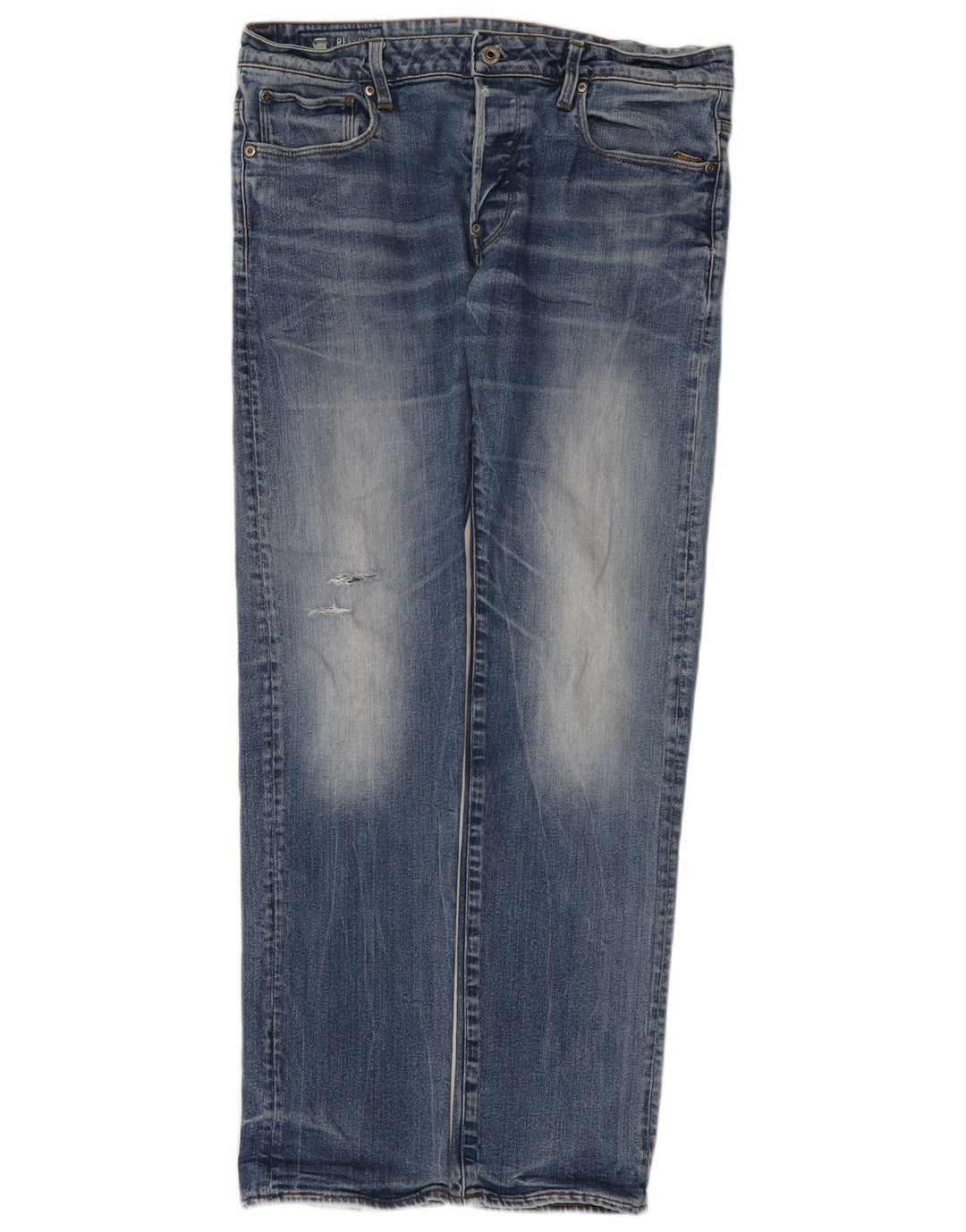 G-Star Jean droit homme W34 L34 bleu coton