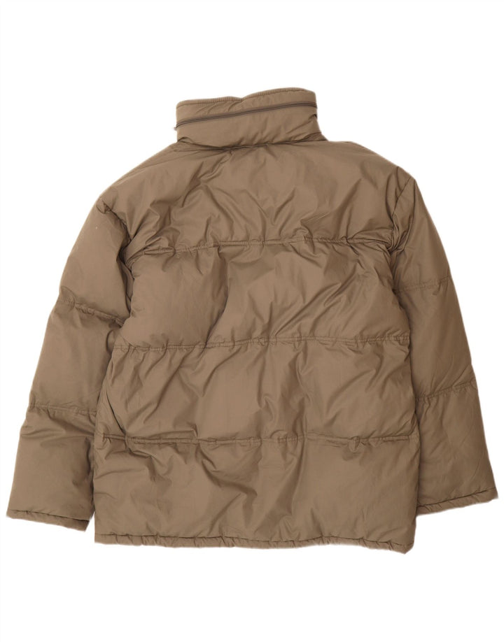 NORTH LANDS Mens Padded Jacket UK 42 XL Brown Cotton