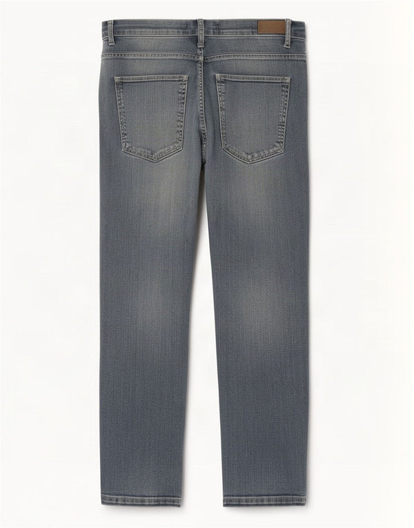 Zara Jean droit pour homme EU 42 Large W32 L29 Bleu Coton