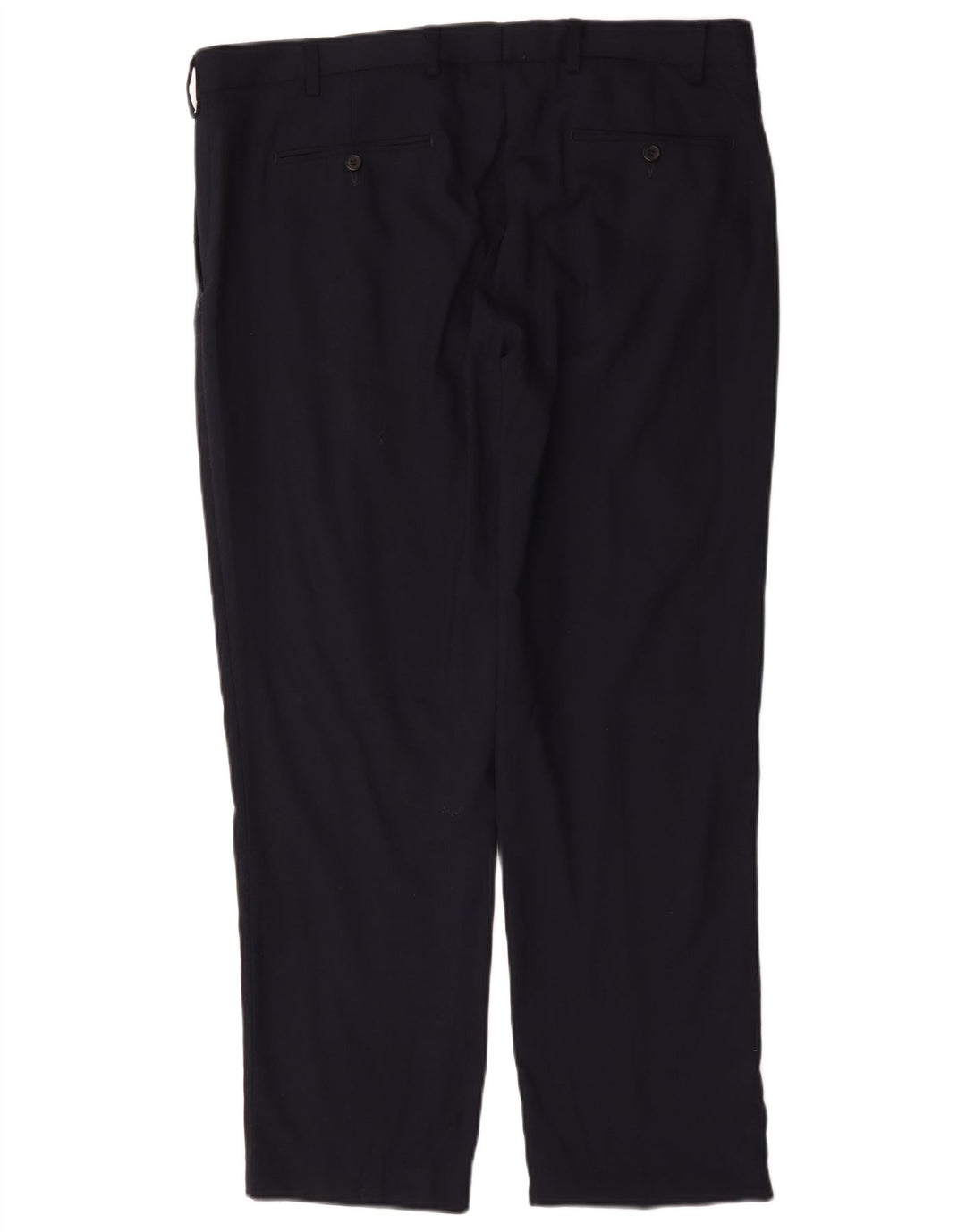 Marks & Spencer Pantalon de costume coupe classique pour homme W38 L29 bleu marine en laine