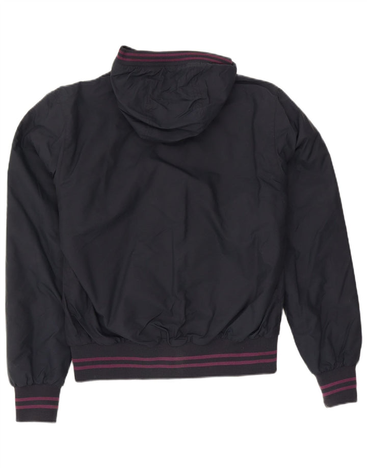 North Sails Veste bomber à capuche pour homme UK 38 Bleu marine moyen Polyamide
