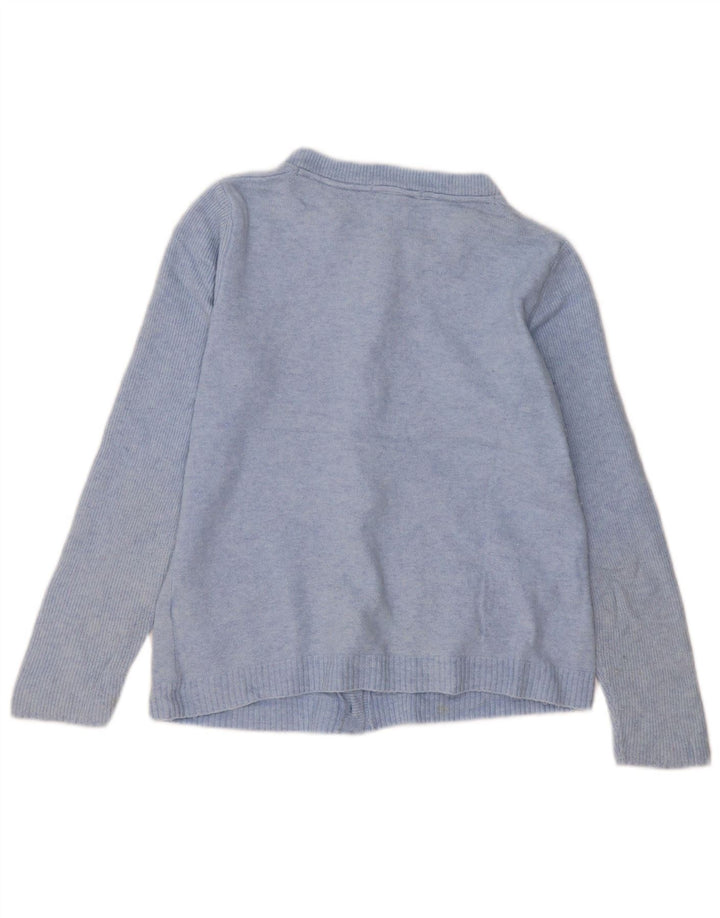 WHITE STUFF Cardigan pour femme UK 12 Bleu moyen Nylon