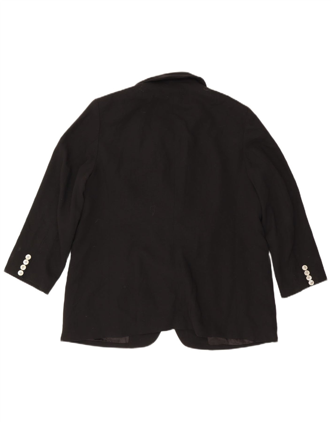 Ralph Lauren Veste blazer à 2 boutons pour femme US 14 XL Laine noire