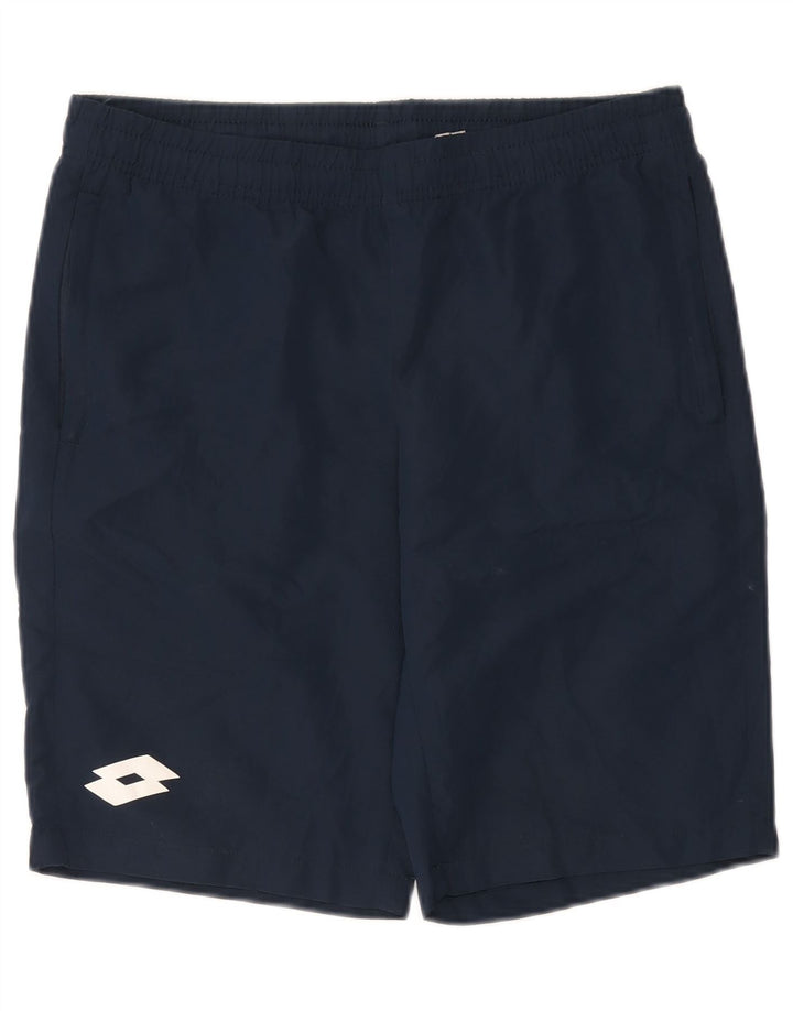 Lotto Short de Sport Homme Grand Bleu Marine Polyester