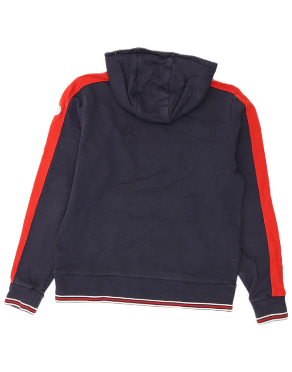 North Sails Pull à capuche graphique pour garçon 15-16 ans Bleu marine Colourblock