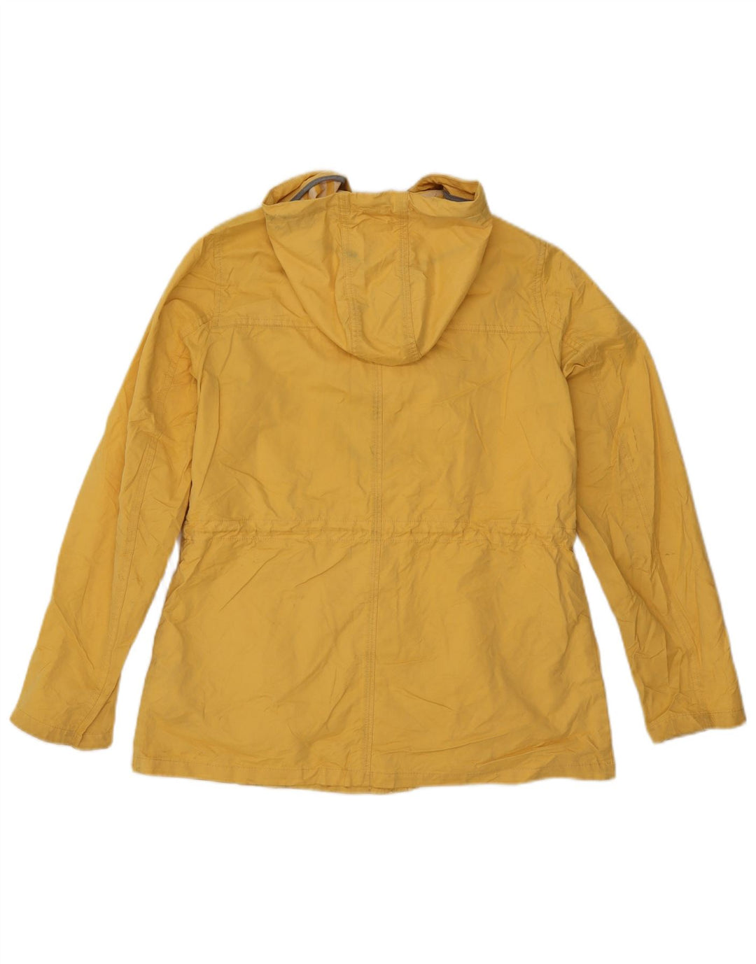 Fat Face Veste utilitaire à capuche pour femme UK 12 Jaune moyen Polyester