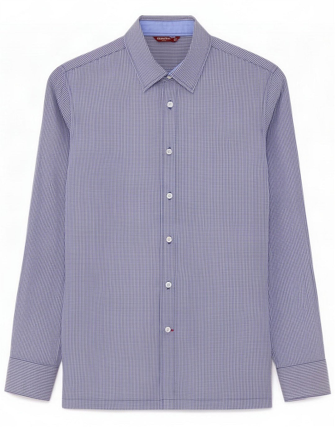 Chemise Carrera pour homme en coton vichy bleu moyen