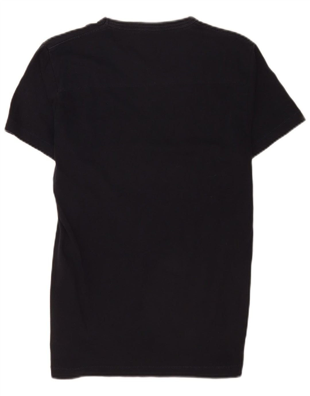 French Connection T-Shirt Femme Haut UK 12 Moyen Noir Coton