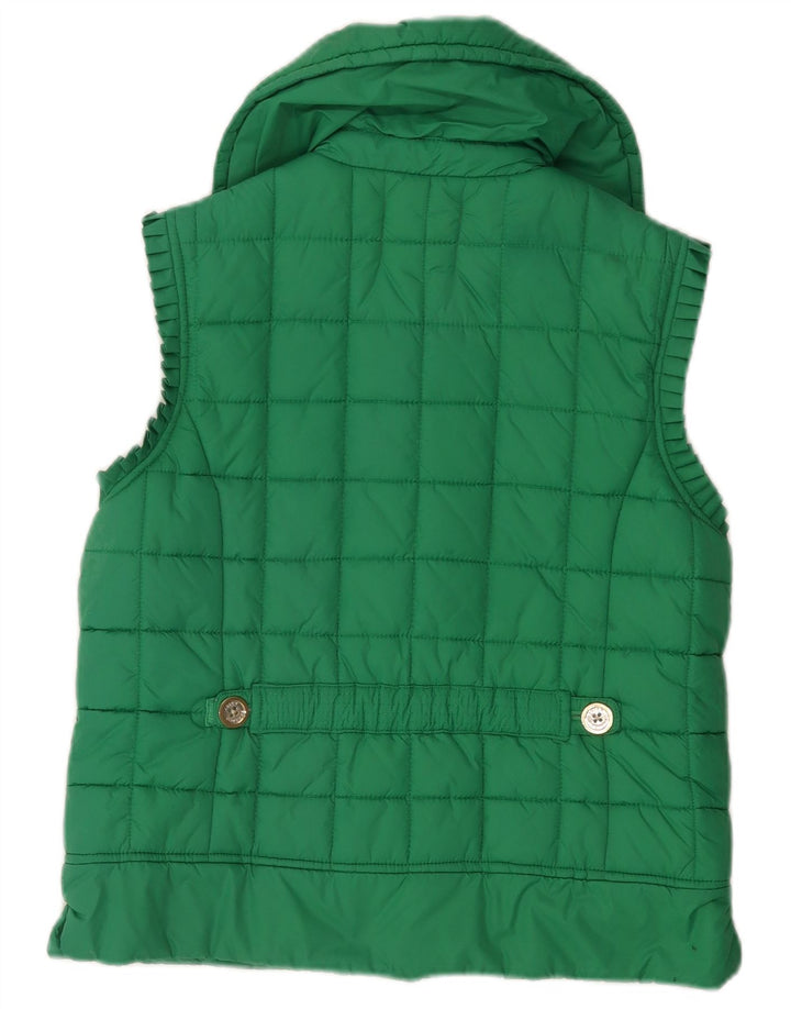 Juicy Couture Gilet rembourré pour femme UK 44 Polyester vert moyen