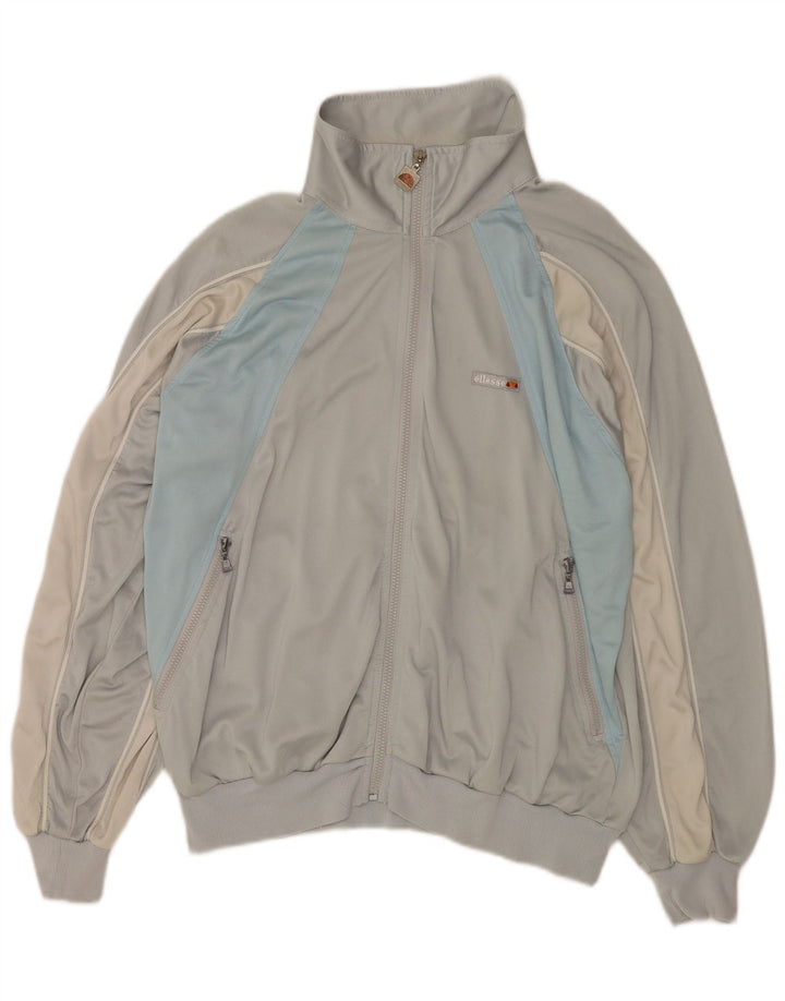 Ellesse Veste de survêtement pour homme IT 54 XL Gris Colorblock Polyester