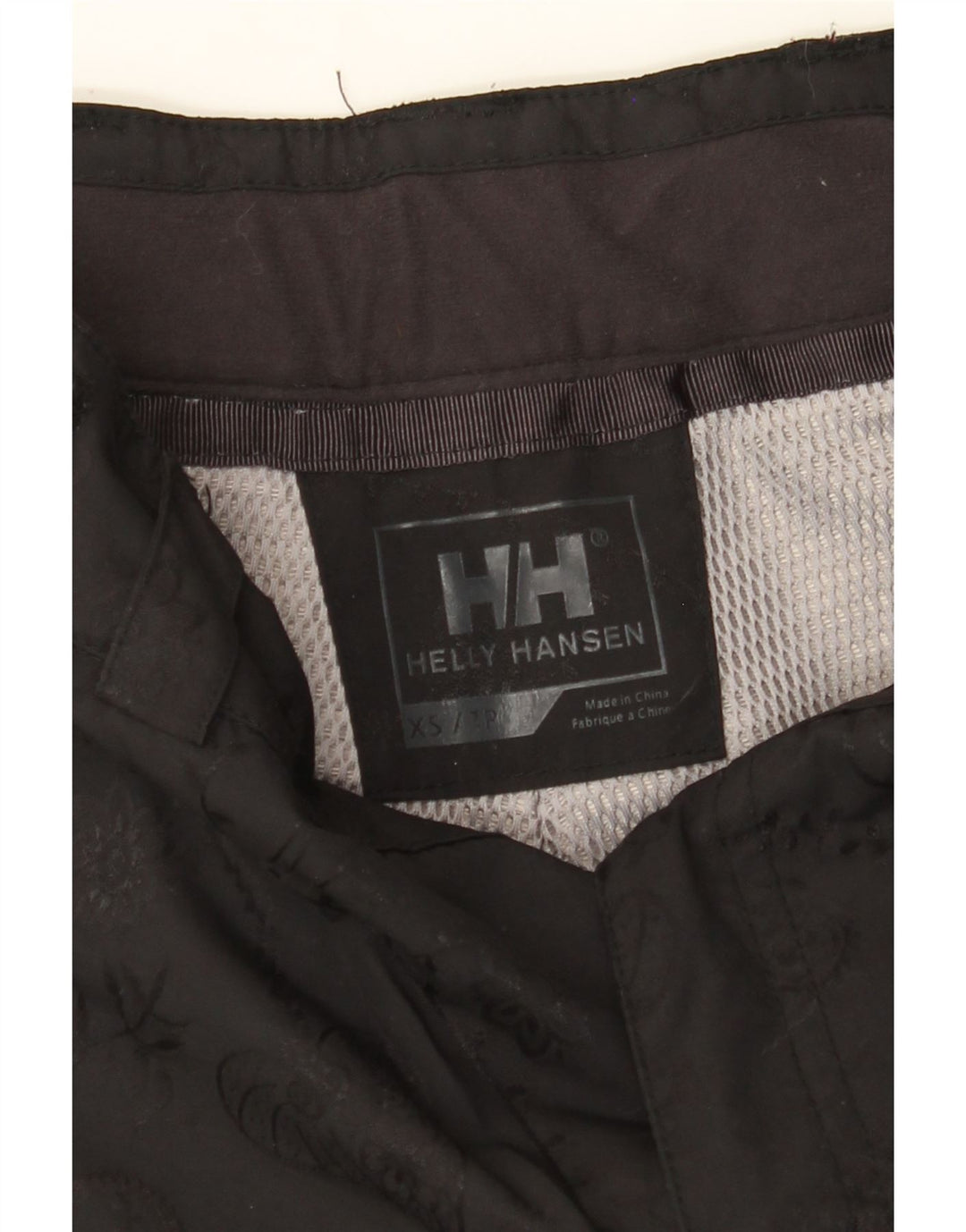 HELLY HANSEN Pantalon coupe-vent cargo pour femme UK 6 XS Noir Polyamide