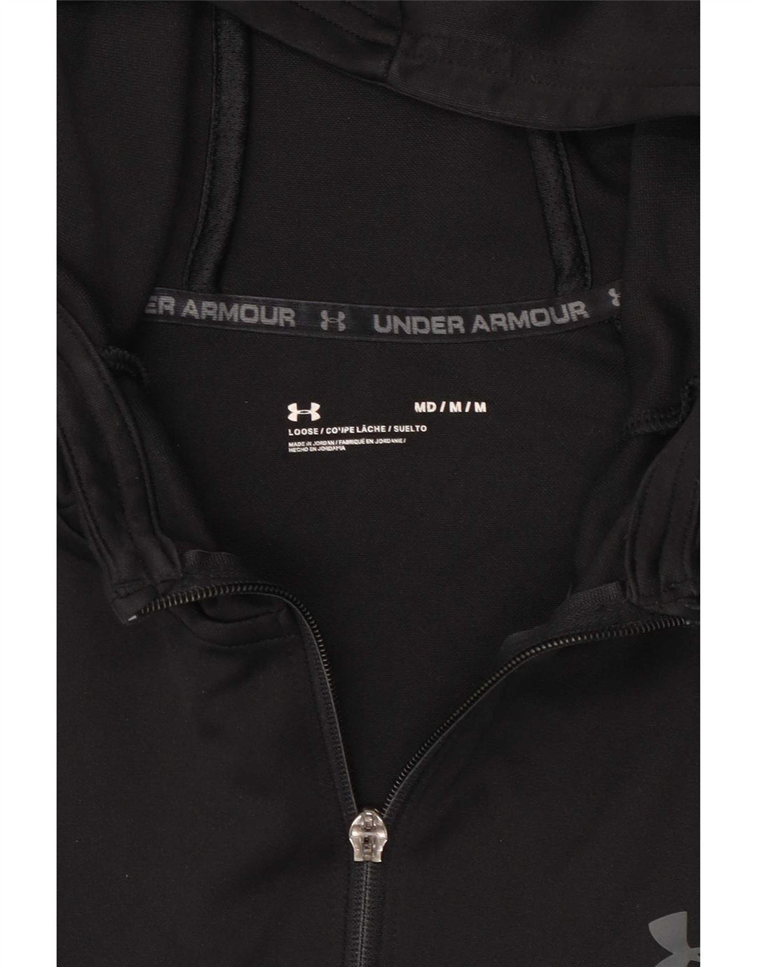 Under Armour Sweat à Capuche Zippé Homme Noir Moyen
