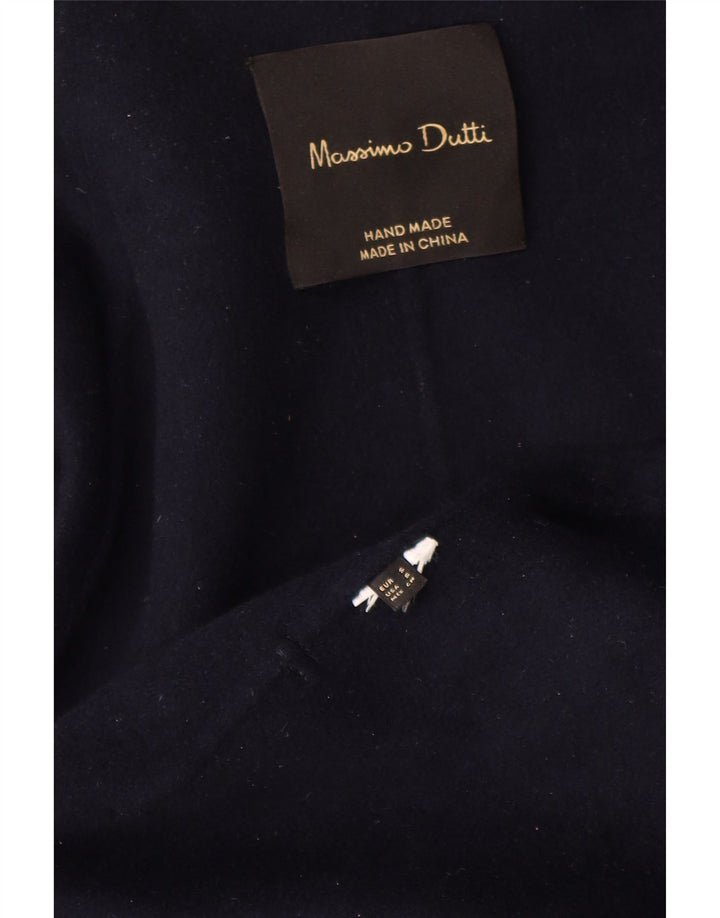 Massimo Dutti Pardessus surdimensionné ouvert pour femme UK 10 Small Bleu marine