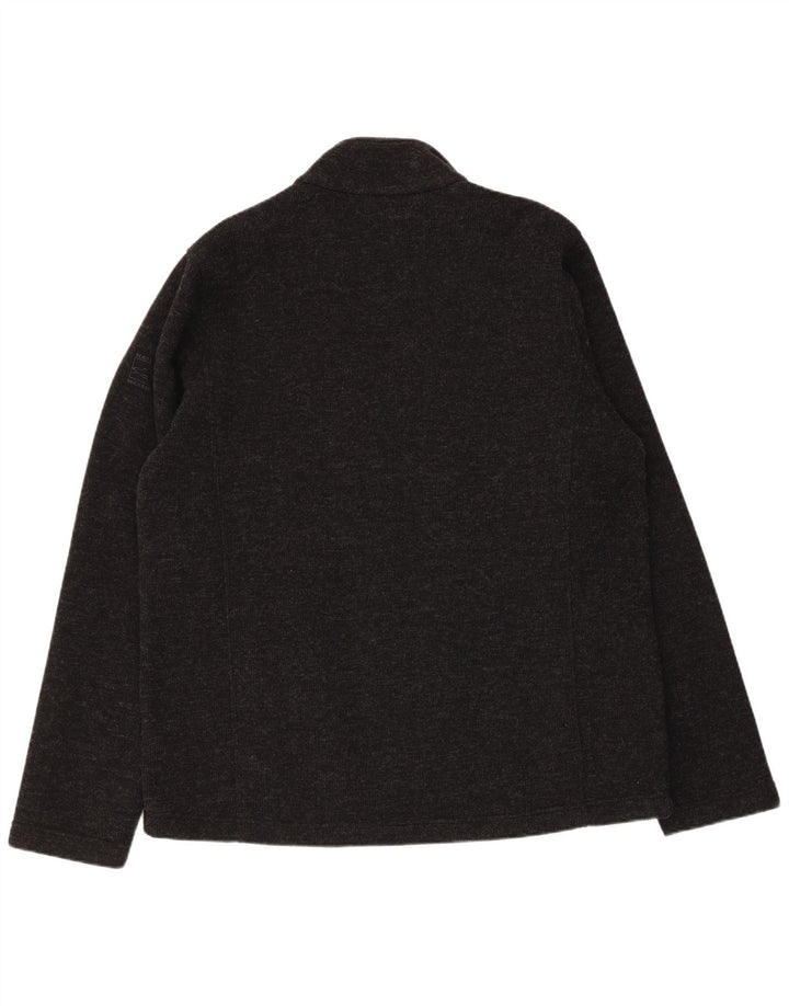 Vintage Mens Survêtement Top Veste 2XL Noir Polyester