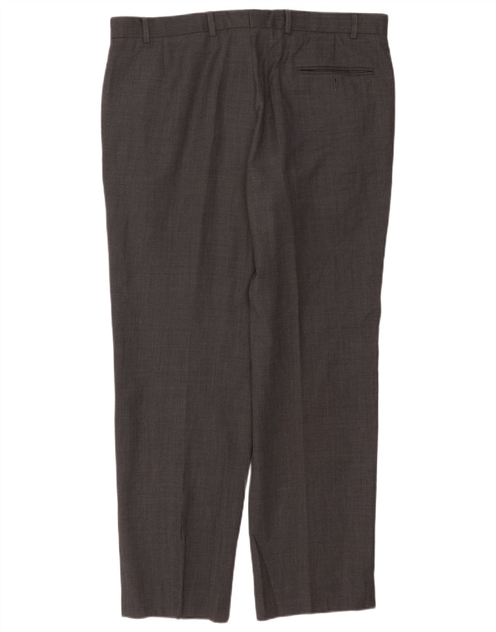 Marks & Spencer Pantalon de costume fuselé pour homme W38 L31 Gris Polyester