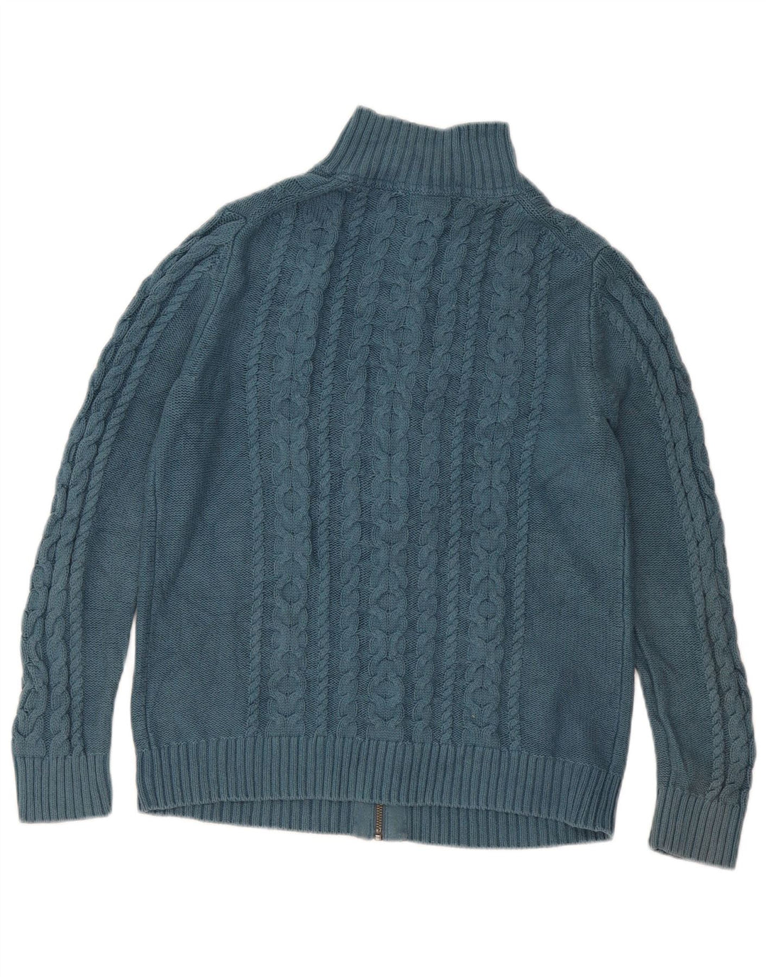 L.L.Bean Cardigan pour femme en coton bleu moyen UK 14