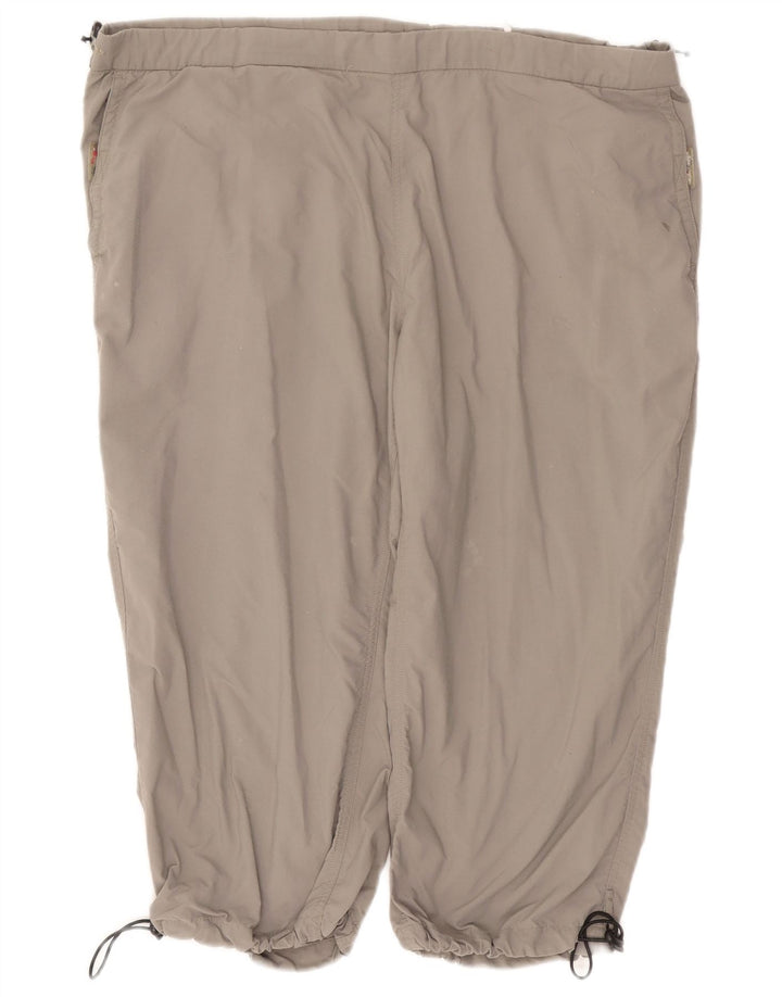 Columbia Pantalon Capri Joggers Femme Large W38 L20 Gris Polyester
